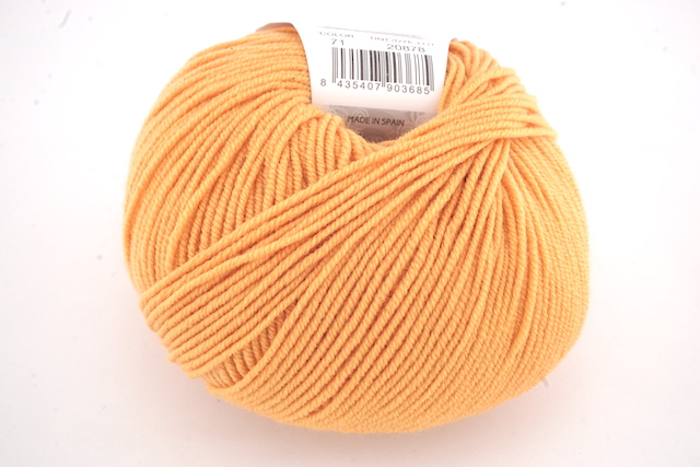 lana merino 100% baby col 71 giallo sole